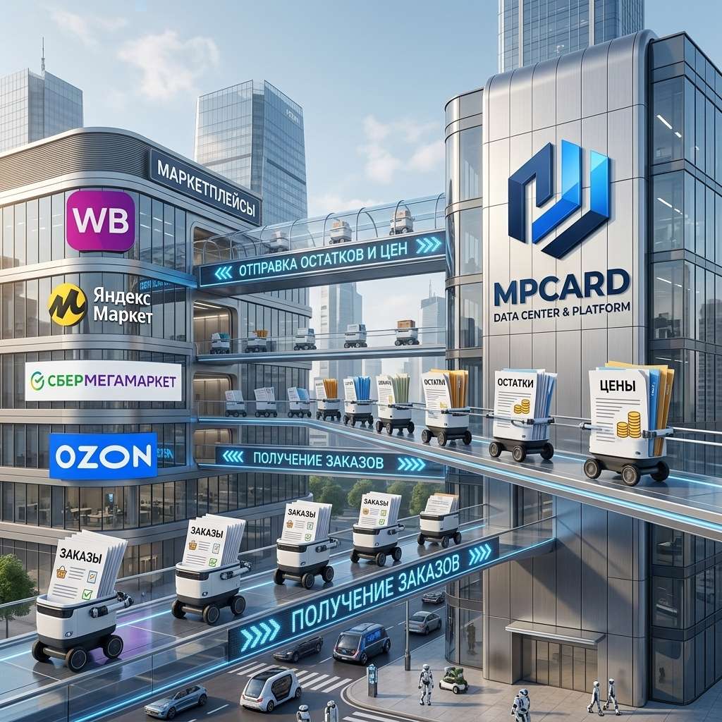 Пример автоматизации MPCARD